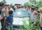 भरथना में बड़ा हादसा टला: नहर में गिरी कार, चालक सुरक्षित