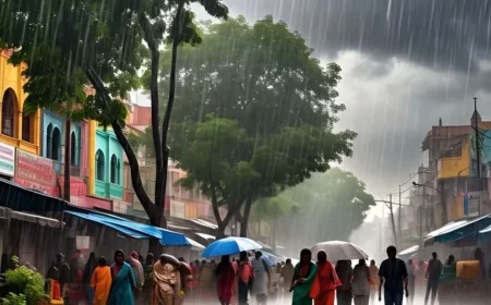 देश के कई हिस्सों में मौसम का बदला मिजाज: अगले पांच दिन तक बारिश और आंधी-तूफान का अलर्ट