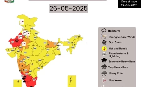 दिल्ली-एनसीआर में भारी बारिश से गर्मी से राहत, कई राज्यों में रेड अलर्ट जारी