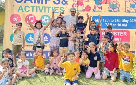 समर कैंप में बच्चों ने सीखी नई बातें, खूब की मस्ती – भरथना के स्कूलों ने दिखाई नई पहल