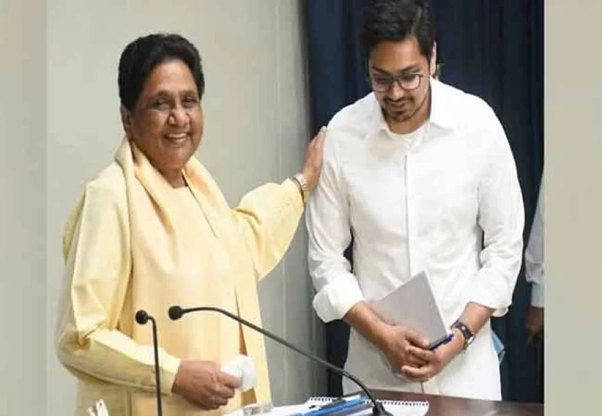 बसपा में आकाश आनंद की वापसी, बने चीफ नेशनल कोऑर्डिनेटर
