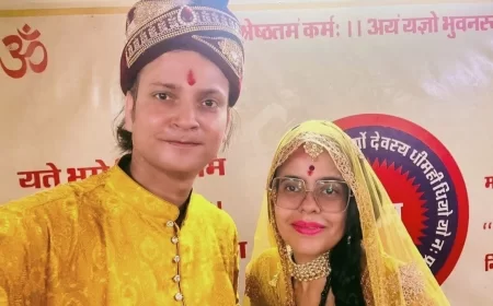 सात समुंदर पार आया प्यार: भरथना में रचाई विदेशी दुल्हन संग शादी