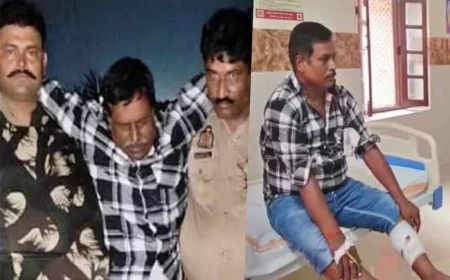 गोरखपुर हत्याकांड: मुख्य आरोपी जुगुल निषाद एनकाउंटर में घायल, पुलिस ने किया गिरफ्तार