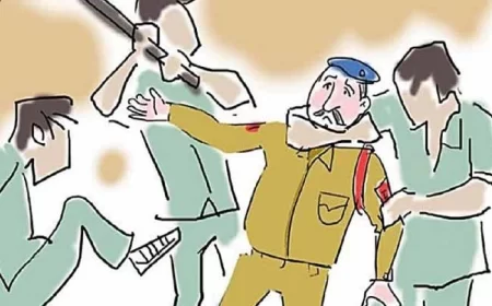 लखनऊ में पुलिसकर्मी से मारपीट, VIP बेटे का नाम FIR में गायब, पुलिस पर पक्षपात के आरोप