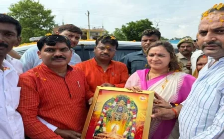 मिल्कीपुर में अपर्णा यादव का भव्य स्वागत, महिला सुरक्षा और किसान समस्याओं पर दिया बड़ा बयान