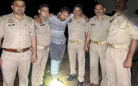 बरेली में छेड़छाड़ का आरोपी मुठभेड़ में गिरफ्तार, तमंचा और बाइक बरामद