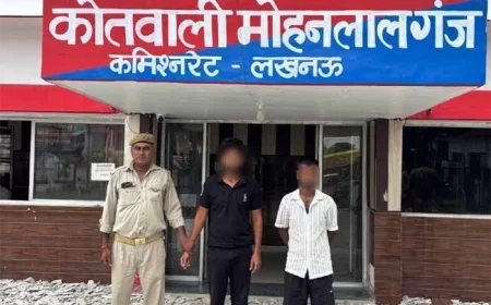 लखनऊ में बकरियों की चोरी का पर्दाफाश, स्विफ्ट कार से करते थे वारदात, दो गिरफ्तार