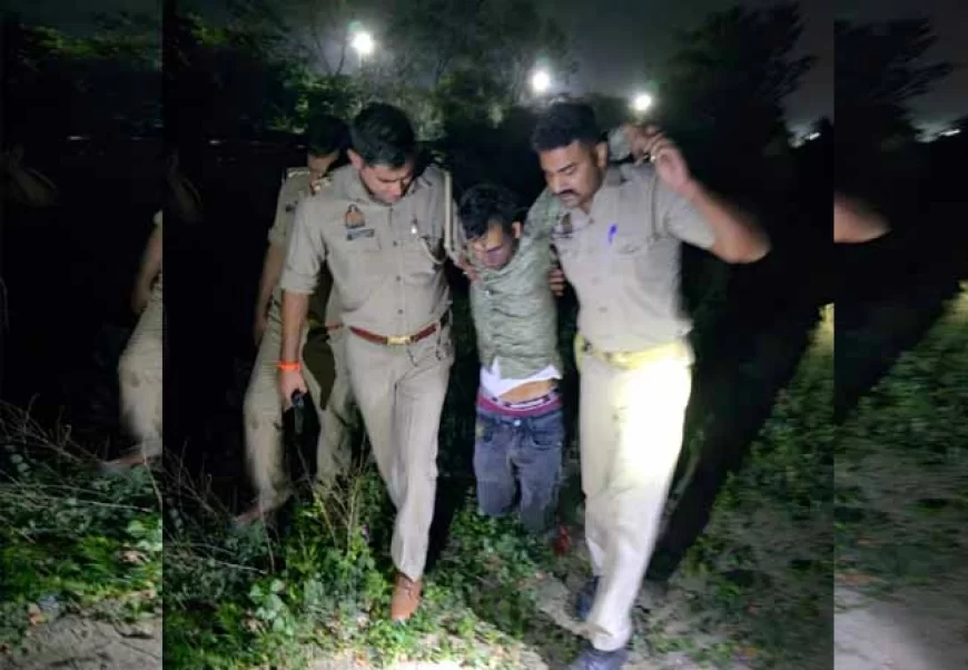 बरेली में नाबालिग से दुष्कर्म का आरोपी एनकाउंटर में घायल, पुलिस ने किया गिरफ्तार