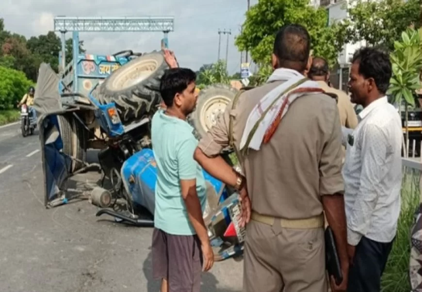 कुशीनगर: एंबुलेंस और ट्रैक्टर-ट्रॉली की टक्कर में 5 घायल, 2 की हालत गंभीर