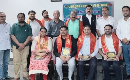 लायंस क्लब ‘राधे राधे’ ने किया निःस्वार्थ सेवाओं को सलाम