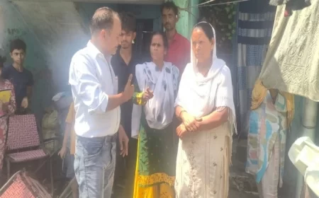 सिद्धार्थनगर की कांशीराम आवास कॉलोनी बनी 'नरक कॉलोनी', बच्ची की मौत के बाद भी प्रशासन चुप