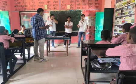 स्टेंटोरियन फाउंडेशन ने 'DAMYA' के अंतर्गत बच्चों को सिखाए सड़क सुरक्षा, स्वच्छता और स्वास्थ्य जीवन के नियम