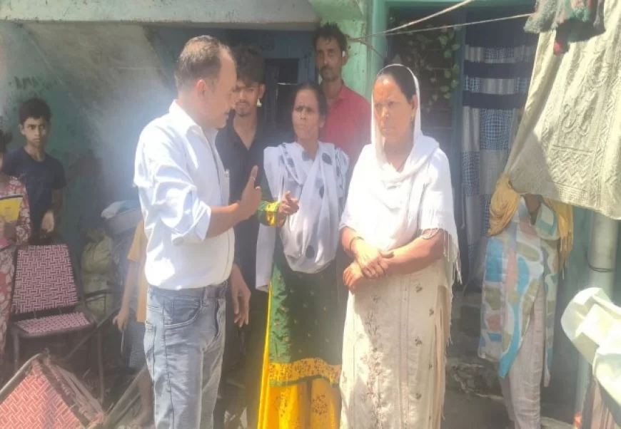 सिद्धार्थनगर की कांशीराम आवास कॉलोनी बनी 'नरक कॉलोनी', बच्ची की मौत के बाद भी प्रशासन चुप