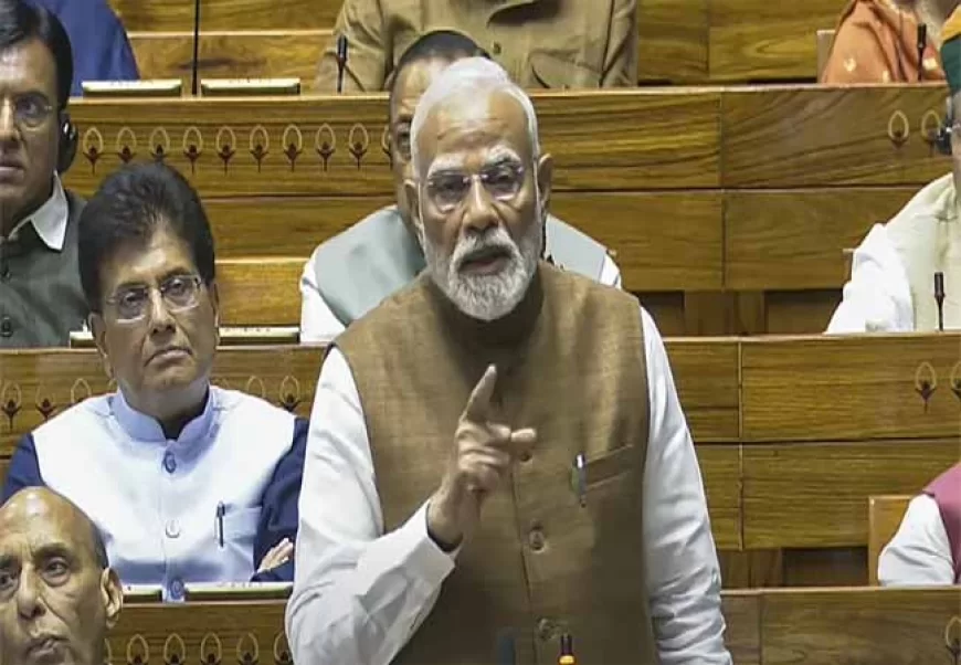 संसद में पीएम मोदी का हमला: ऑपरेशन सिंदूर, पाकिस्तान को चेतावनी और कांग्रेस पर प्रहार