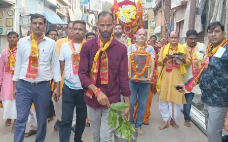 श्रद्धा और आस्था का संगम: मंगल कलश यात्रा के साथ गणेश महोत्सव का शुभारंभ