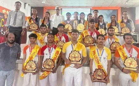 इन्वेस्टिचर सेरेमनी 2025-26: होली प्वाइंट एकेडमी में नई टीम ने ली शपथ