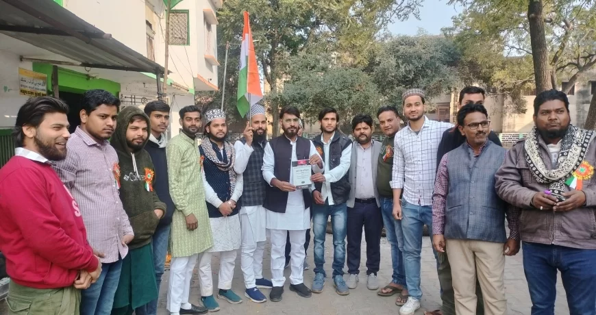 ऑल इंडिया उलमा व मशाईख बोर्ड यूनिट-भरथना ने मनाया गणतंत्र दिवस