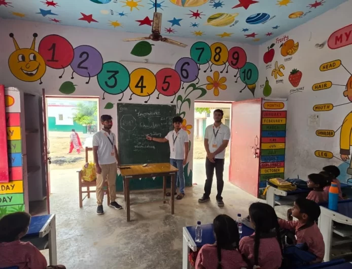 स्टेंटोरियन फाउंडेशन के 'दम्या' अभियान के तहत बच्चों को शिक्षा, स्वच्छता और सड़क सुरक्षा का दिया गया संदेश