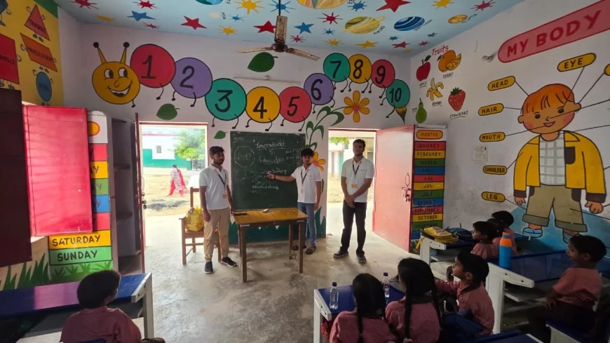 स्टेंटोरियन फाउंडेशन के 'दम्या' अभियान के तहत बच्चों को शिक्षा, स्वच्छता और सड़क सुरक्षा का दिया गया संदेश